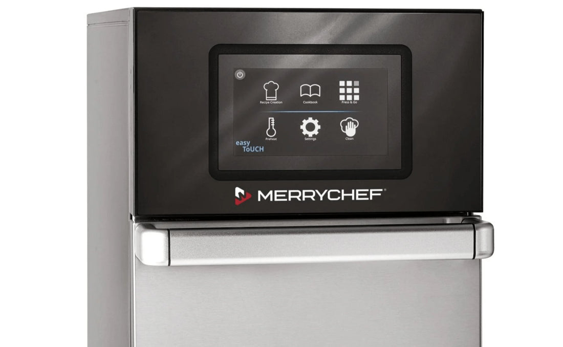 A Merrychef high-speed oven is used in a coffee shop kitchen to help reduce energy consumption. 