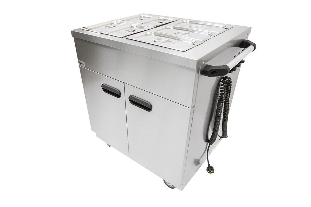 Parry Mobile Bain Marie Hot Cupboard 1887 front right view