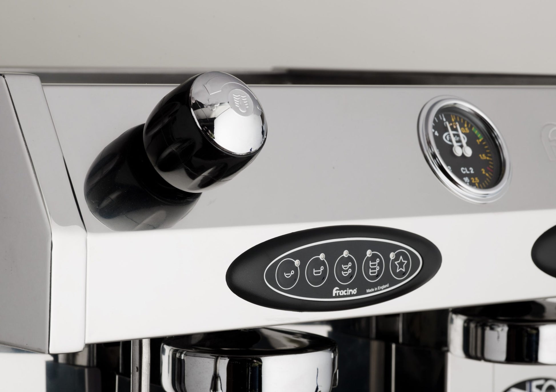 Fracino 4-Group Espresso Machine controls CON4E
