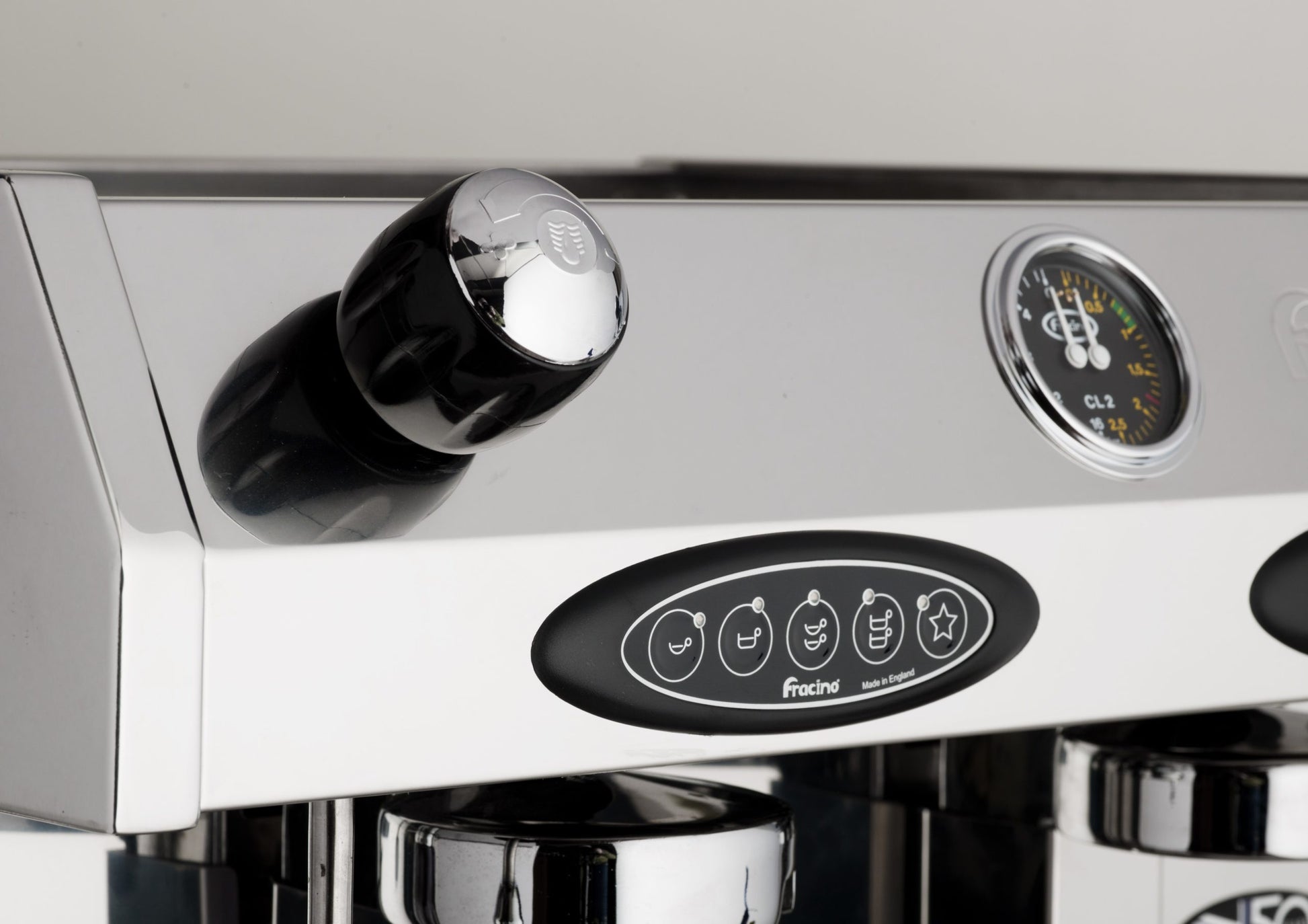 Fracino 3-Group Espresso Machine CON3E control panel