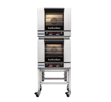 Blue Seal Countertop Convection Oven E23D3 stacked, on stand