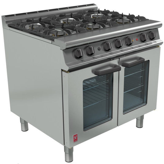 Falcon Dominator Plus Dual Fuel 6-Burner Range G3101-OTC