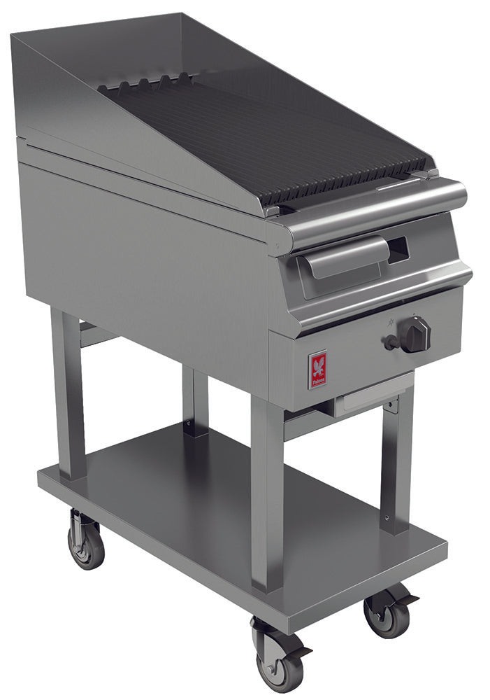 Falcon Gas Chargrill G3425 on mobile stand