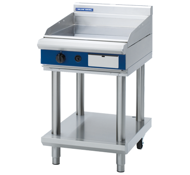 Blue Seal Gas Griddle & Optional Chrome Plate GP514-B on open stand