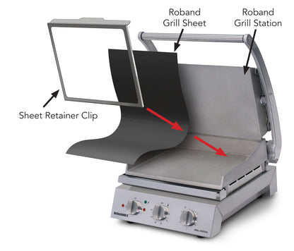 Roband Panini Grill GSA610S Exploded Diagram