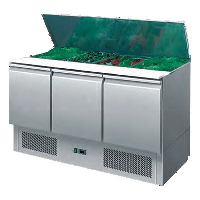 Atosa Refrigerated Prep Unit ICE3850GR with with toppings
