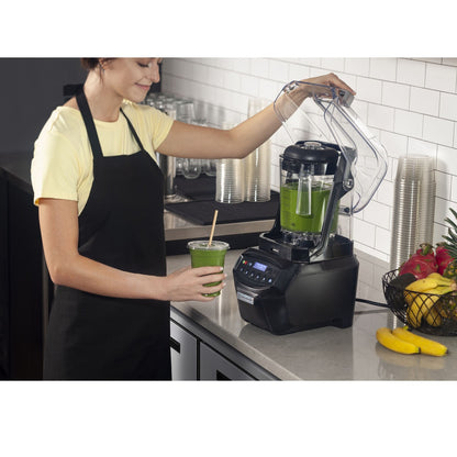 Hamilton Beach Blender (Summit Edge)  on counter, in use