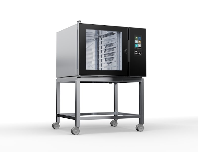 Hounö 10-Grid Electric Combi Oven Invoq-10-1-1E on stand