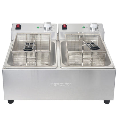 Mercury Twin Tank Electric Fryer MEF-L5-DA-2