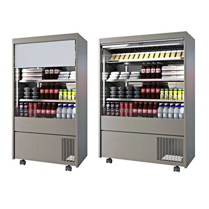 Moneymaker Refrigerated merchandisers with night blind