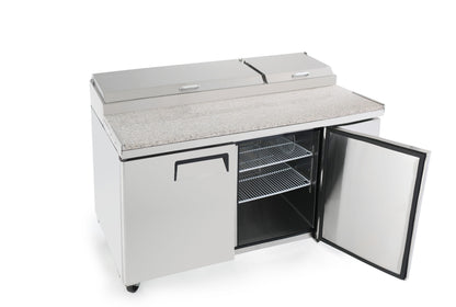 Atosa Refrigerated Prep Unit MPF8202GR with marble top