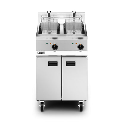 Lincat Twin Tank Electric Fryer OE8113 front view