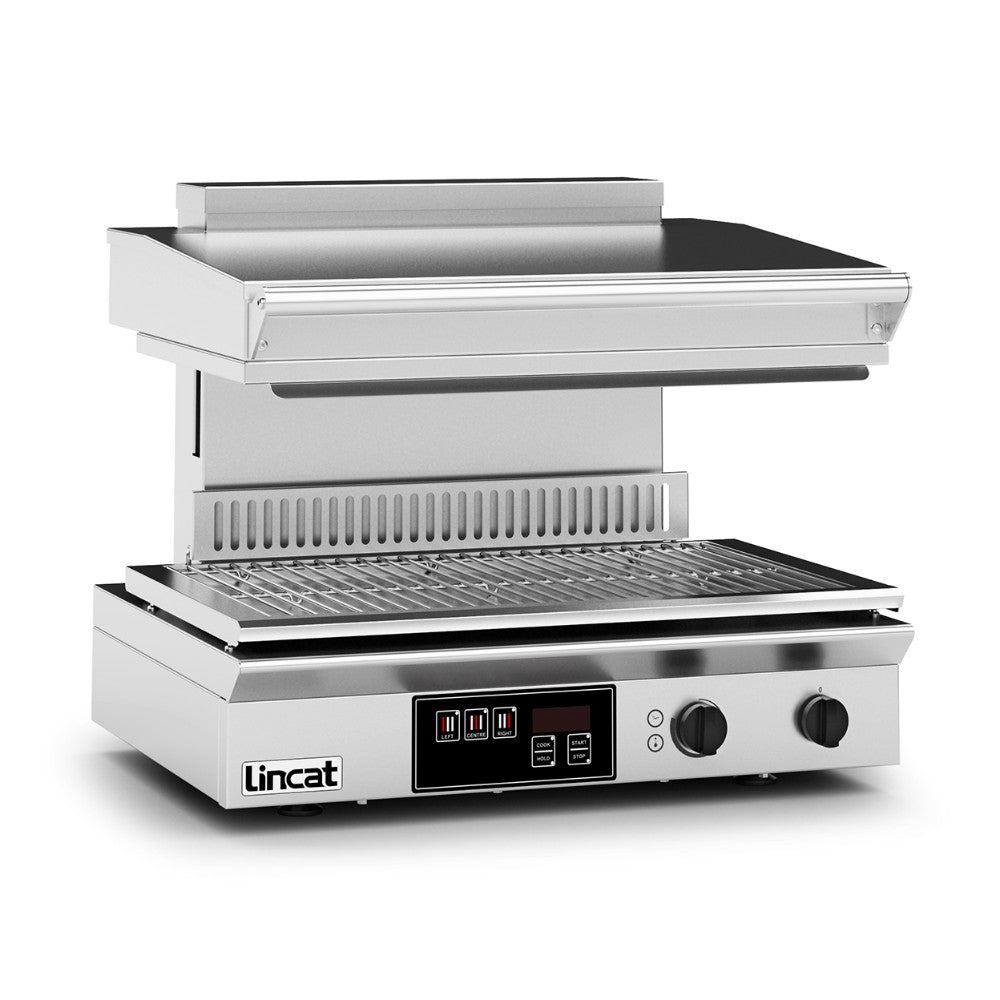 Lincat Electric Adjustable Grill OE8306  raised, left view