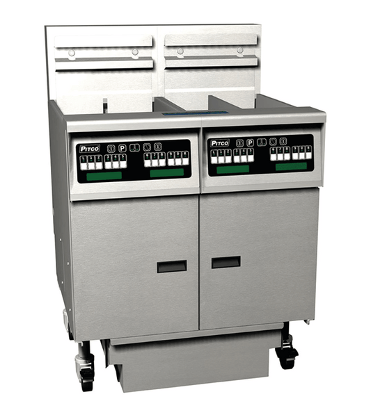 Pitco Twin Tank Fryer Suitee with oil filtration SGH50/FD-FF