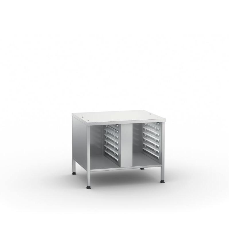 Rational 10-Grid Combi Stand with Tray Rails and Back Panel