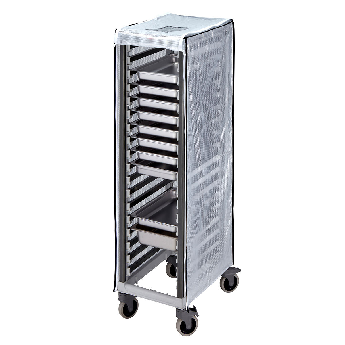 Cambro Thermocover for 18-tier trolley, lifted