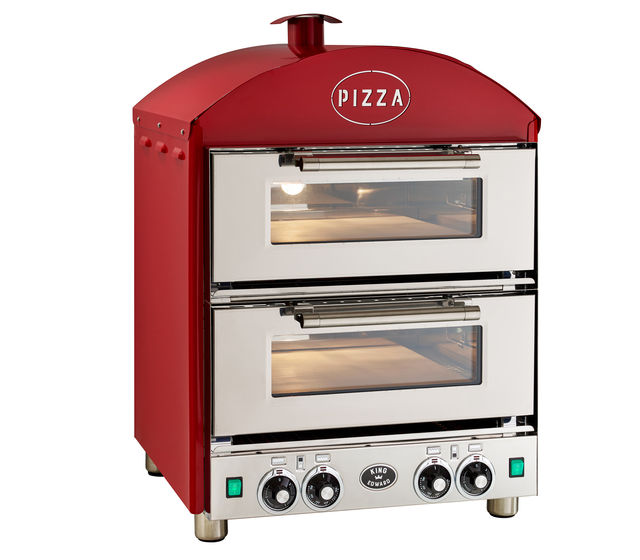 King Edward Double Deck Pizza Oven PK2 in Red