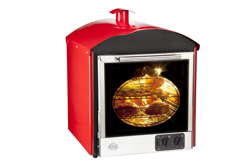 King Edward Countertop Convection Oven BKS in red