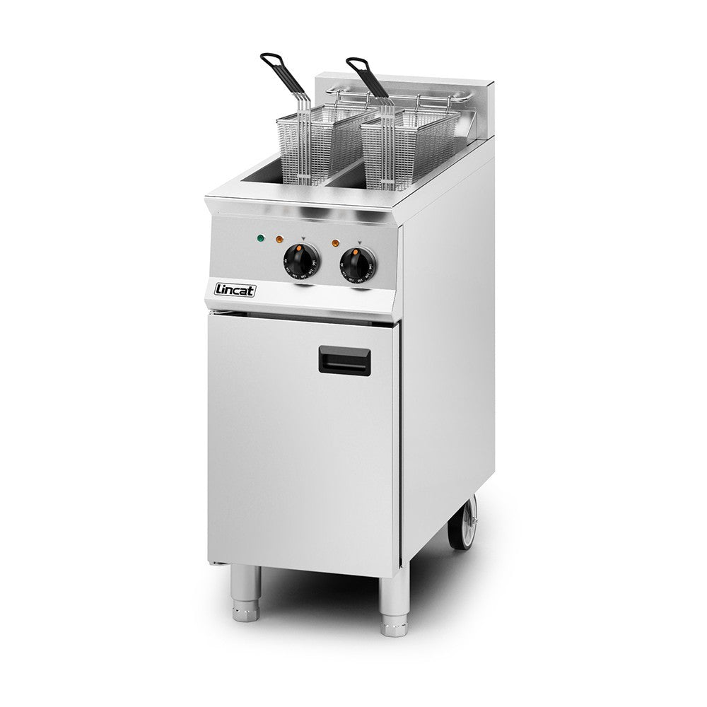 Lincat Twin Tank Electric Fryer OE8105 right view