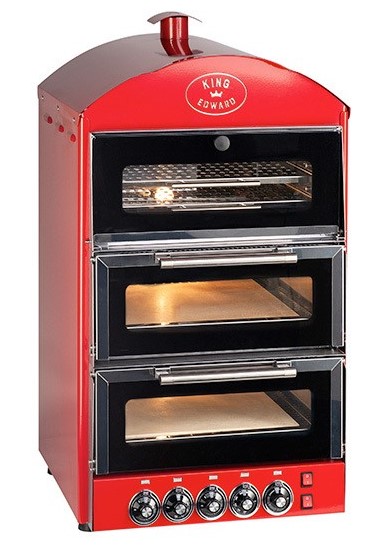 King Edward Pizza Oven PK2W in red